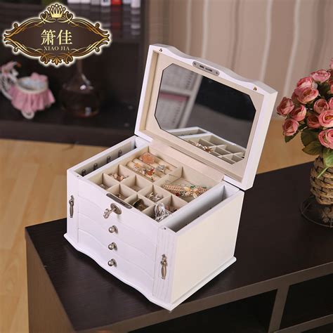 steel jewelry box lock|fully locking jewelry storage.